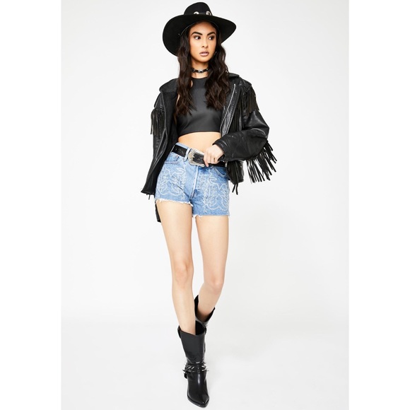 LEVI’S501® High Waist Del Norte Denim Shorts